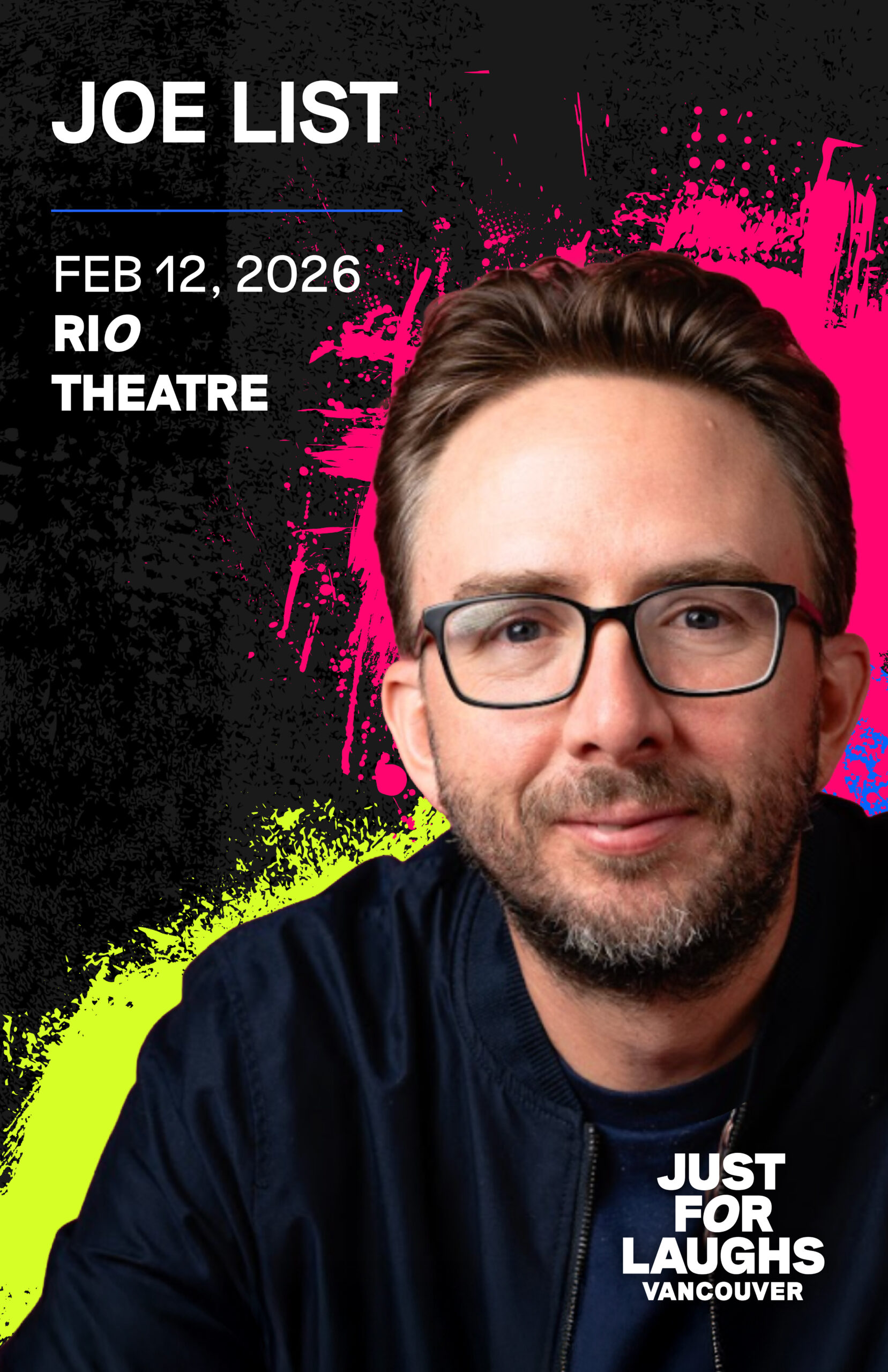 Joe List live tour poster 2026